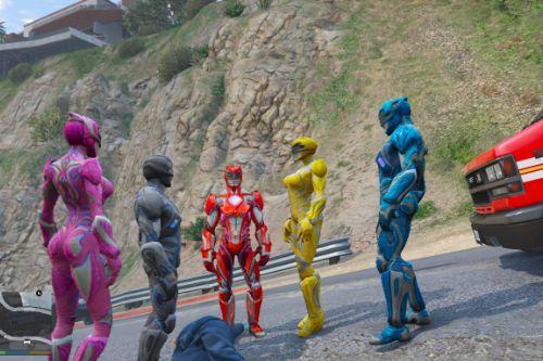 Power Rangers 2017: Ped Add-Ons